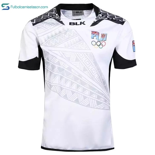 Camiseta Rugby Fiyi BLK 1ª 2016/17